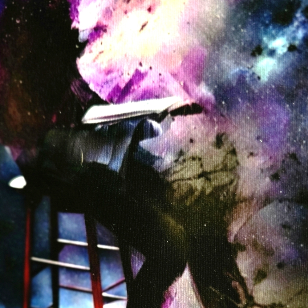 Cosmic knowledge Hand-painted 11x14 - Picture 6 of 8
